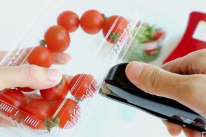 weld food pack with straight line spot welding tip